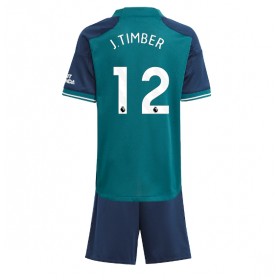 Arsenal Jurrien Timber #12 3rd Trikot 2023-24 Kurzarm (+ kurze hosen)